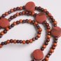 Brown and Burgundy Rosary