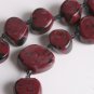 Maroon and Black Necklace