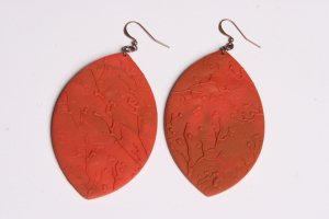 Orange and Rust Earrings