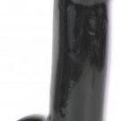 Giant Cock W/balls-black 11" X 3" Bu