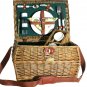 Willow picnic basket for 2