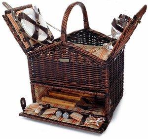 Classique Elite Picnic & BBQ Basket for Two