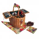 Sutherland Baskets Doppio Vino Picnic Basket for 2