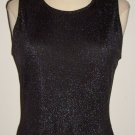 Vintage Black Metallic Jumpsuit: Size 10 (Today’s size 6)