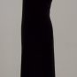 Black and Pink Spaghetti Straps Velvet Cocktail Dress: Size 8