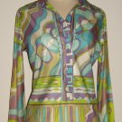 The Suburbia Graphic Print Shirtdress: Size 6