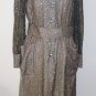 Harold Levine Vintage Sparkling Shirt Dress Size 8