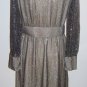 Harold Levine Vintage Sparkling Shirt Dress Size 8