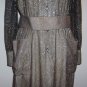 Harold Levine Vintage Sparkling Shirt Dress Size 8
