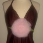 Lilli Diamond Vintage Bronze-Pink Halter Maxi Dress Size 6
