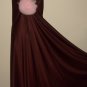Lilli Diamond Vintage Bronze-Pink Halter Maxi Dress Size 6
