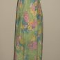 Vintage Capelet Maxi Floral Print Dress Size 8