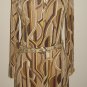 Gold Retro Print Shirt Dress Size S