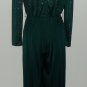 Vintage Green Jersey Sparkling Gold Jumpsuit 12