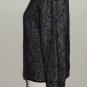 Chaudry Black and Sliver Beaded Cocktail Jacket