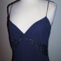 Grayish Blue Evening Gown from Laundry by Shelia Segal: Size ~ 10