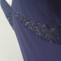Grayish Blue Evening Gown from Laundry by Shelia Segal: Size ~ 10