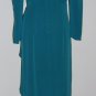 Vintage Teal Green Gown: Size 14 (modern-day size 8-M)