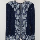 Laurence Kazar Embroidered Vintage Beaded Trophy Jacket