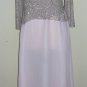 Chadwick’s Beige Beaded Evening Gown Size L (14)