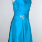 Strapless Teal Cocktail Dress Size S