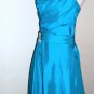 Strapless Teal Cocktail Dress Size S