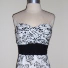 Strapless Floral Print Dress from White House Black Market Size 8