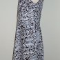 Robbie Bee Brown and White Floral Print Dress Size 12Petite