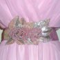 Vintage Pink Chiffon Dress by Nah Nah Collection Size 10