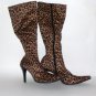 Baker Cougar Leopard Boots Size 8.5B