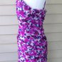 Charlotte Russe Ruched Floral Print Dress Size 10