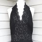 Black Cocktail Halter Dress by KIR Size 14