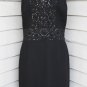 Black Cocktail Halter Dress by KIR Size 14
