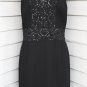 Black Cocktail Halter Dress by KIR Size 14