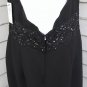 Black Cocktail Halter Dress by KIR Size 14