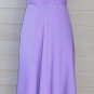 Ralph Lauren Strapless Silk Lavender Ruched Dress Size 12