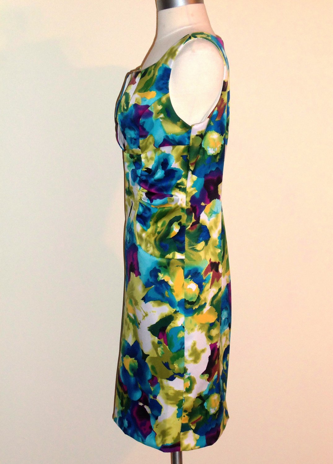 Ronni Nicole Watercolor Floral Print Dress Size 12