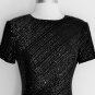 BIEFF BASIX Sparkling Beaded Silk Dress Size 8