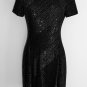 BIEFF BASIX Sparkling Beaded Silk Dress Size 8