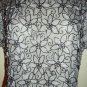 PAPELL BOUTIQUE Evening Gray Beaded Blouse Size L