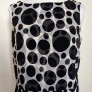 Talbots Optical Dot Print Blouse size 6 (S) SOLD