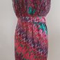 ECCOCI Watercolor Silk Dress Size 12