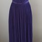 Purple Halter Pleated Dress Size M