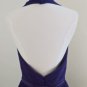Purple Halter Pleated Dress Size M