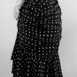 Tadashi 80’s Strapless Black & White Polka Dot Prom Party Dress Size S