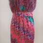 ECCOCI Watercolor Silk Dress Size 12