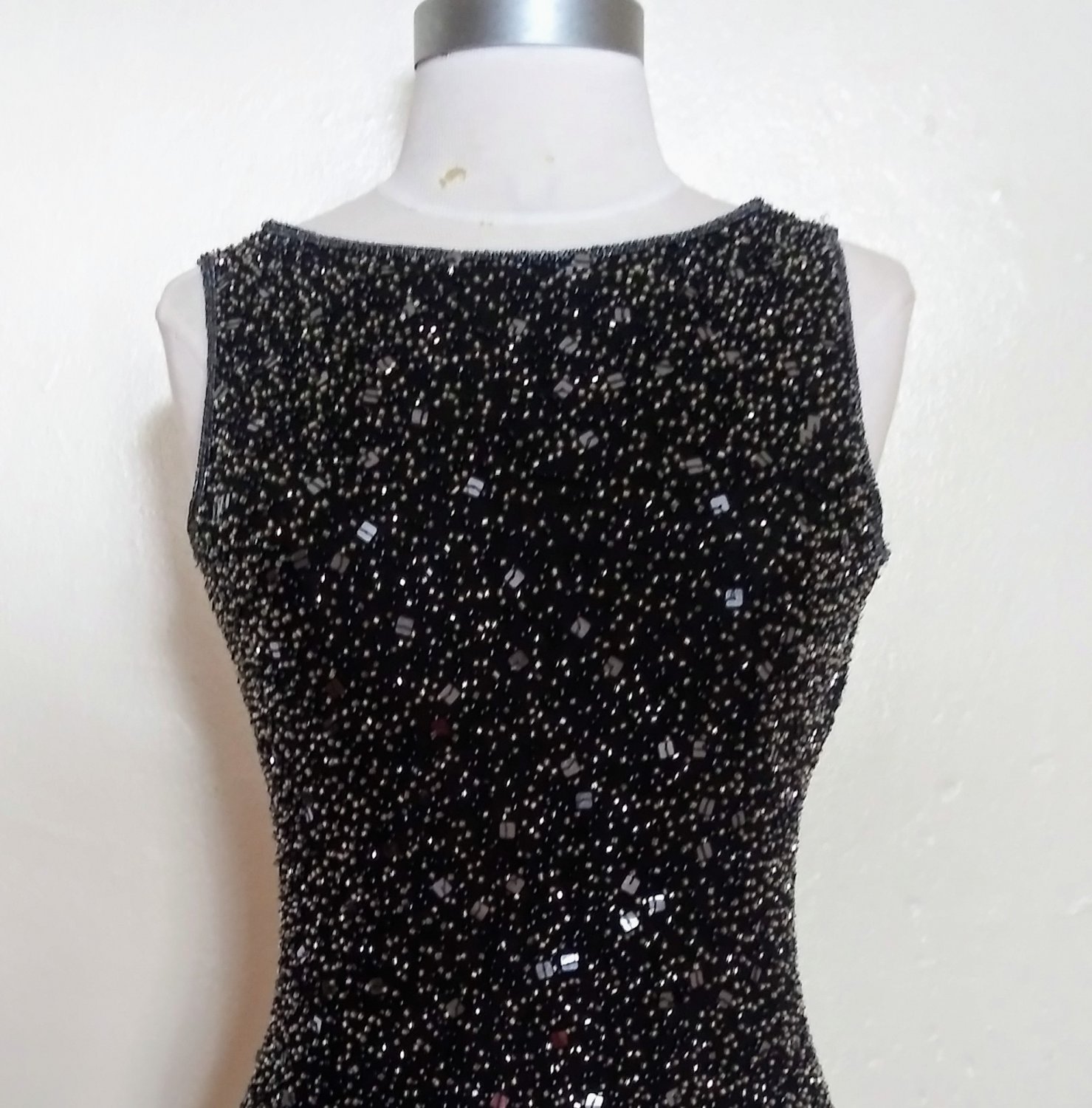 St&Atilde;&copy;nay Beaded Sequins Evening Gown Size 4