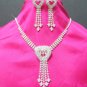 free shipping bridal wedding RHINESTONE earrings NECKLACE SET NB608