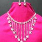 NB646 UNIQUE CRYSTAL BUTTERFLY RHINESTONE NECKLACE SET