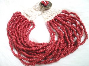 BA121 TIBETAN JEWELRY RED BEADS BRACELET(FREE SHIPPING